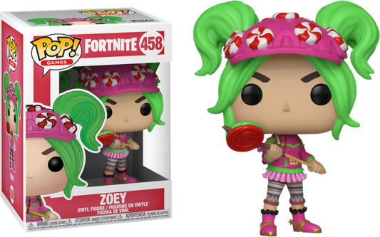 FUNKO POP! Vinyl Games RARE Fortnite #458 Zoey [VAULTED]