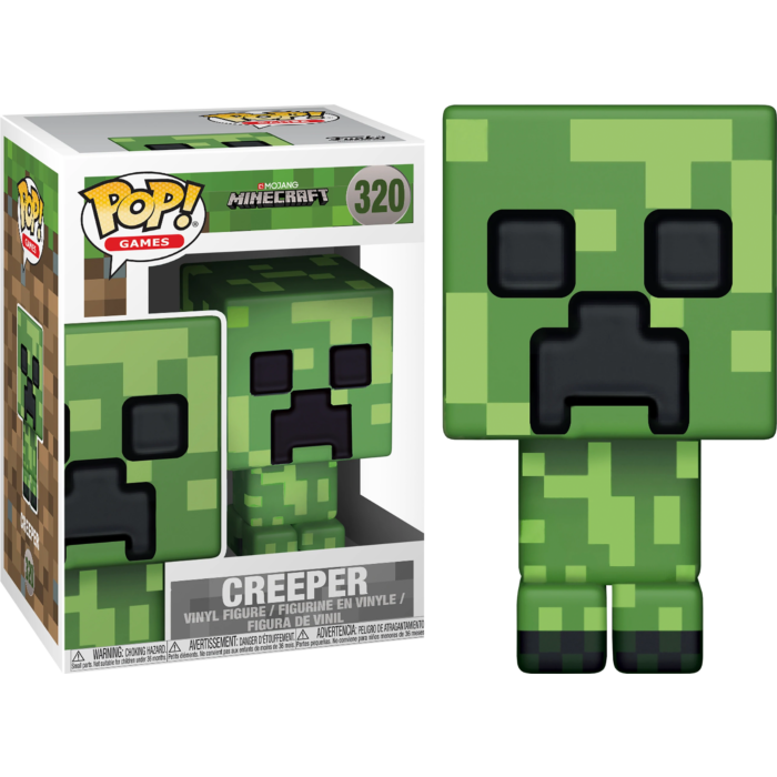 FUNKO POP! Vinyl Games RARE Minecraft #320 Creeper [VAULTED]