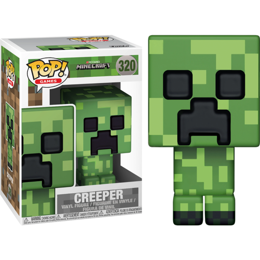 FUNKO POP! Vinyl Games RARE Minecraft #320 Creeper [VAULTED]