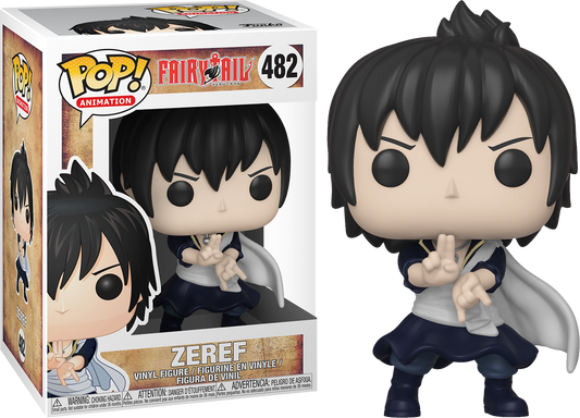 FUNKO POP! Vinyl Animation RARE Fairy Tail #482 Zeref [VAULTED]