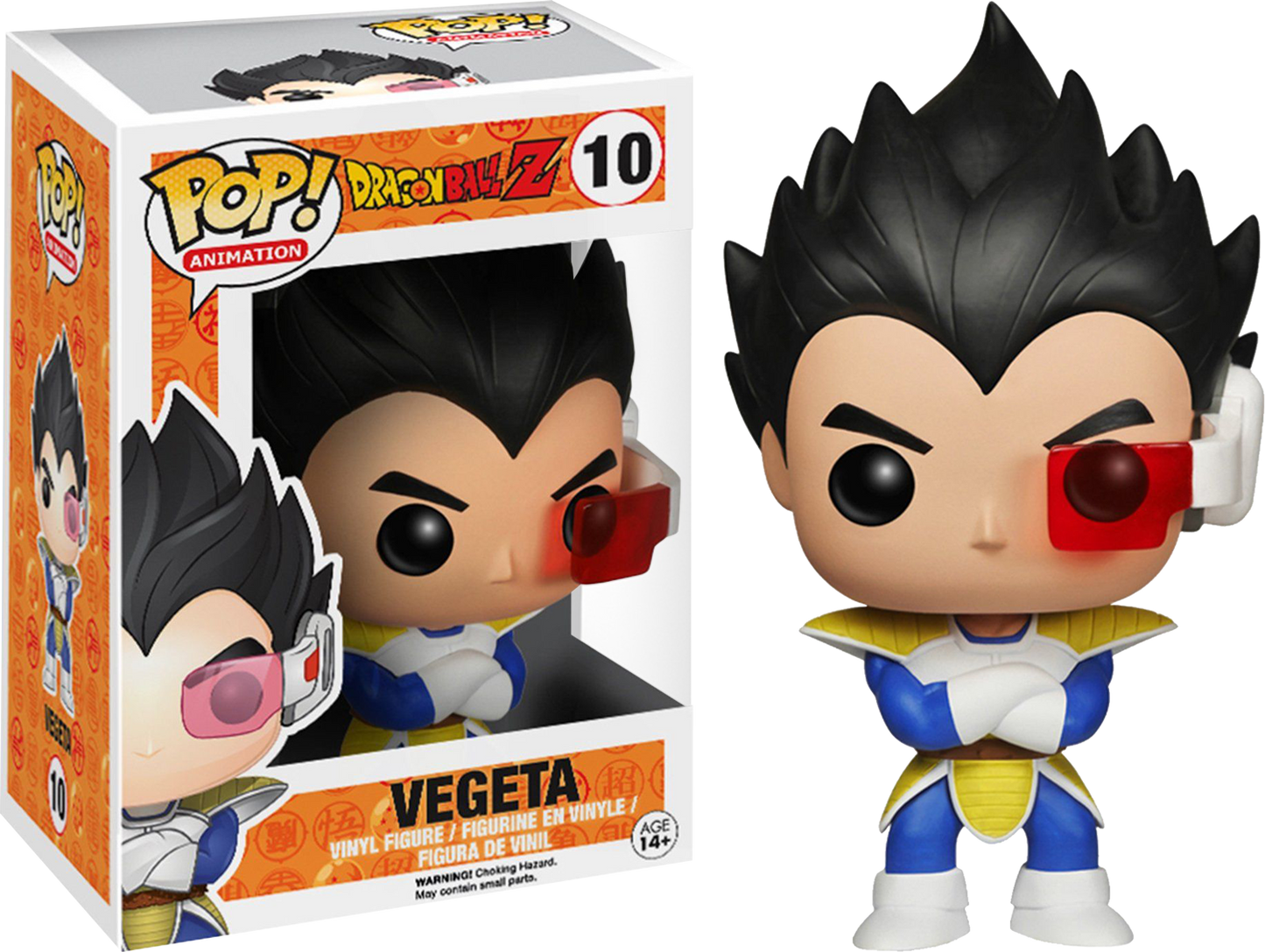 FUNKO POP! Vinyl Animation RARE Dragonball Z #10 Vegeta [VAULTED]