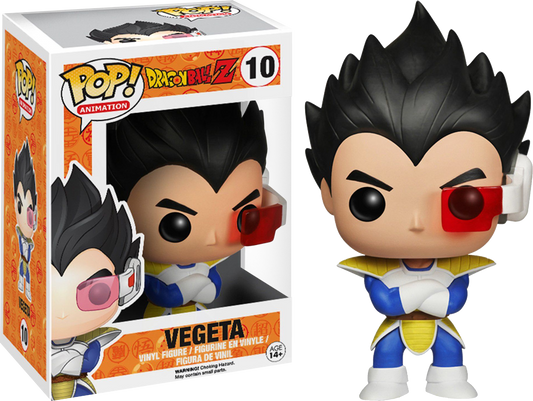 FUNKO POP! Vinyl Animation RARE Dragonball Z #10 Vegeta [VAULTED]