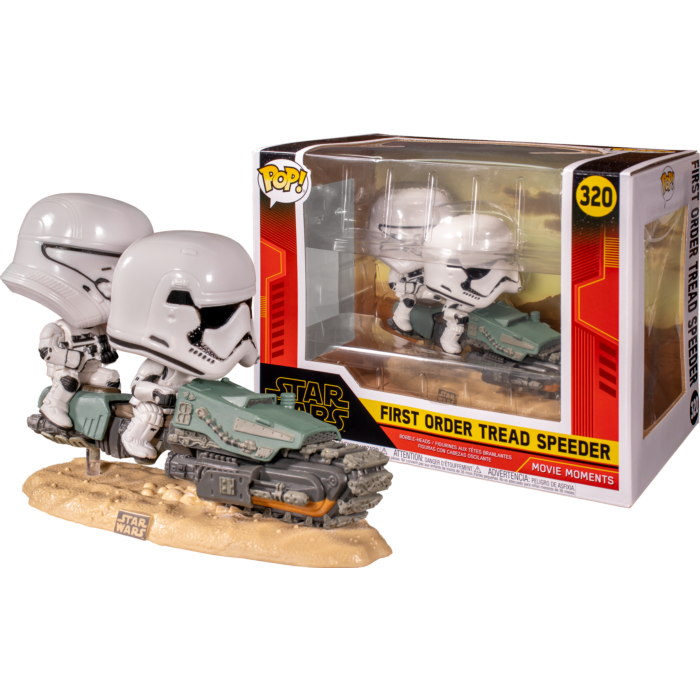 FUNKO POP! Bobble-Head Star Wars RARE #320 First Order Tread Speeder [VAULTED]