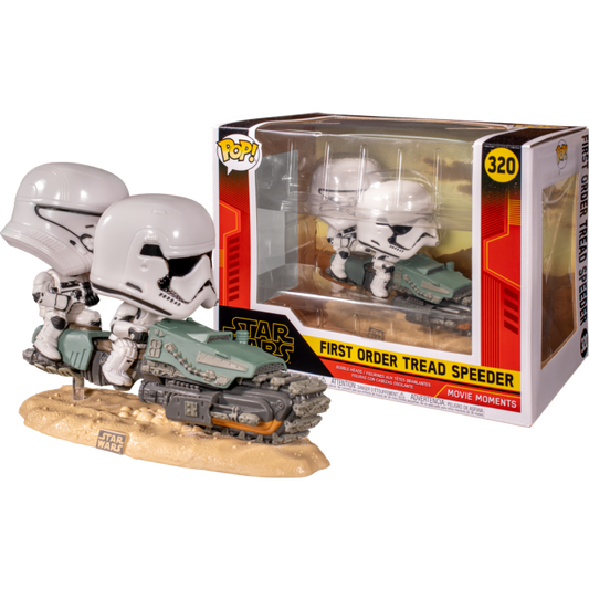 FUNKO POP! Bobble-Head Star Wars RARE #320 First Order Tread Speeder [VAULTED]