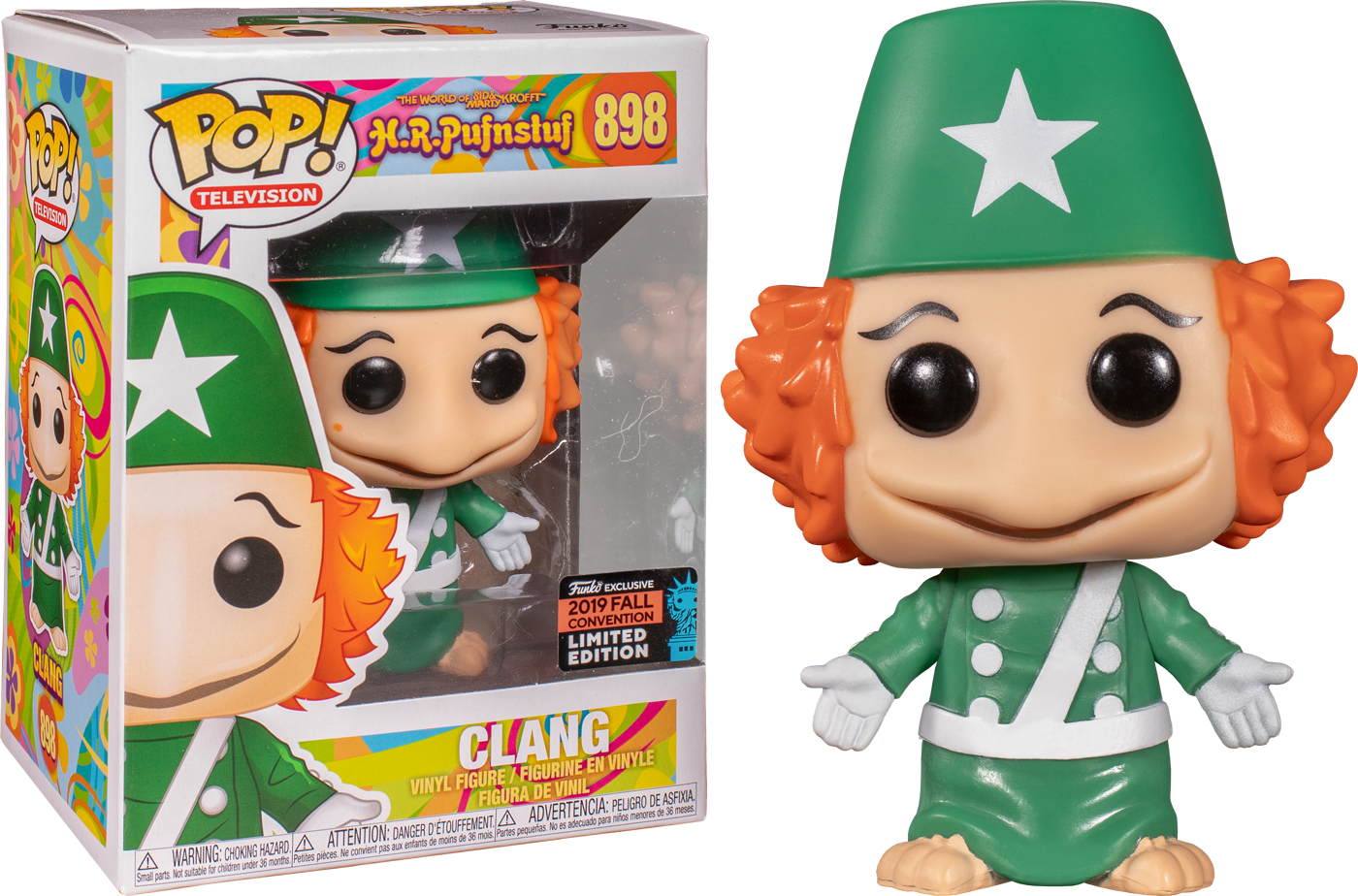 FUNKO POP! Vinyl Television RARE H.R. Pufnstuf #898 Clang [Fall Convention] [VAULTED]