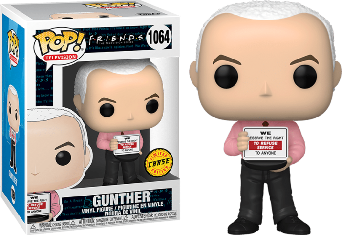 FUNKO POP! Vinyl Television RARE Friends #1064 Gunther (Store Sign) [Chase] [VAULTED]