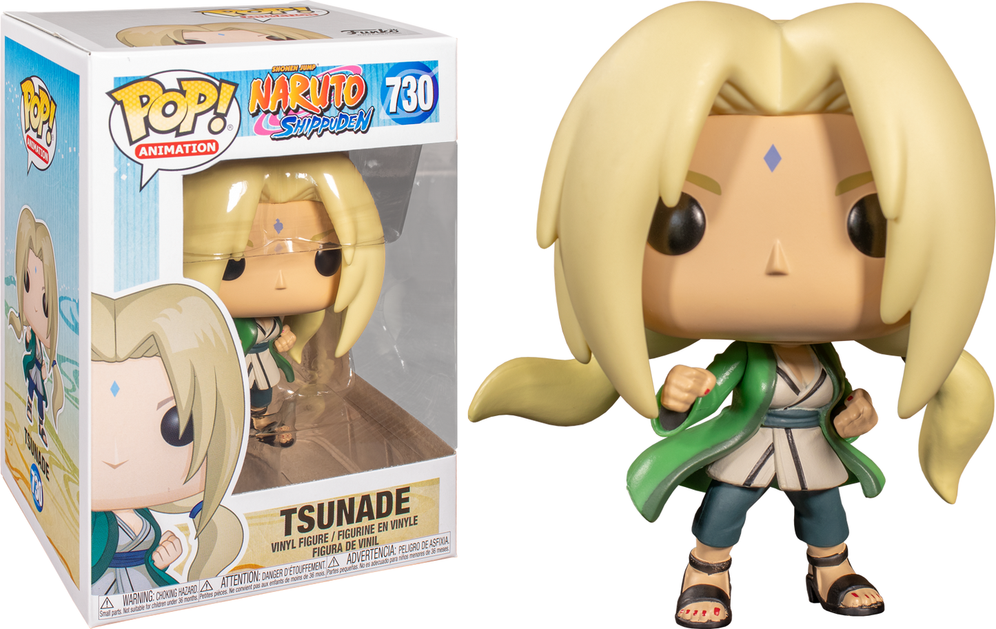 FUNKO POP! Vinyl Animation RARE Naruto Shippuden #730 Lady Tsunade [VAULTED]