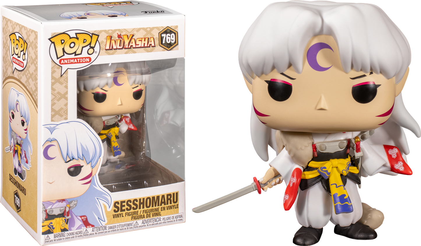 FUNKO POP! Vinyl Animation RARE Inuyasha #769 Sesshomaru [VAULTED]