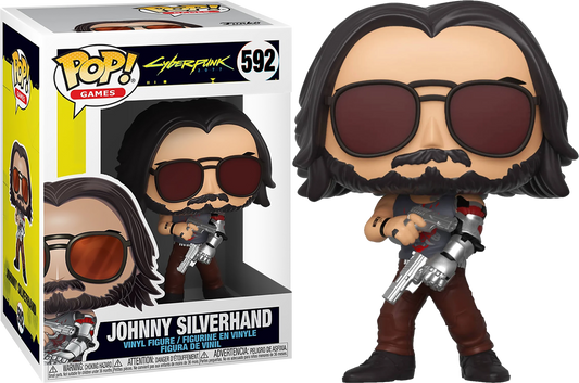 FUNKO POP! Vinyl Games RARE Cyberpunk 2077 #592 Johnny Silverhand [VAULTED]