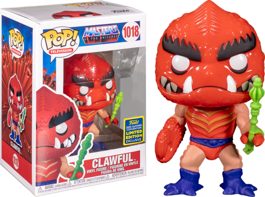 FUNKO POP! Vinyl Television RARE He-Man Masters of the Universe #1018 Clawful [Summer Convention] [VAULTED]