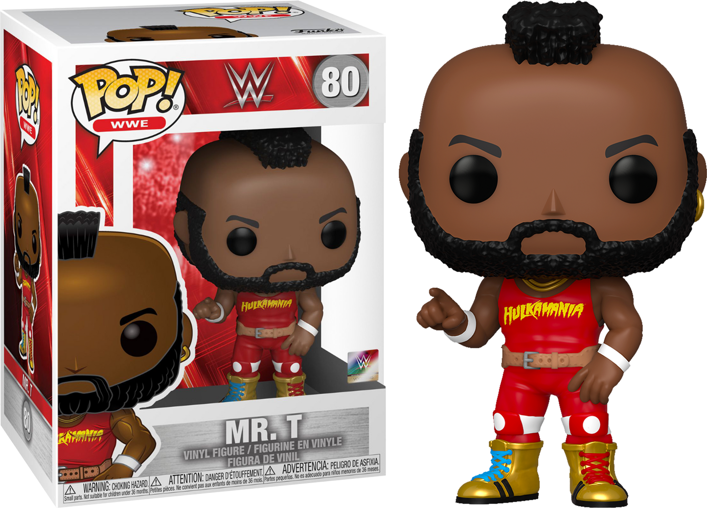 FUNKO POP! Vinyl WWE RARE #80 Mr. T [VAULTED]