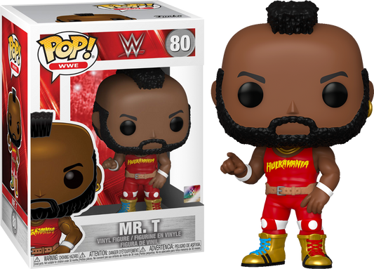 FUNKO POP! Vinyl WWE RARE #80 Mr. T [VAULTED]