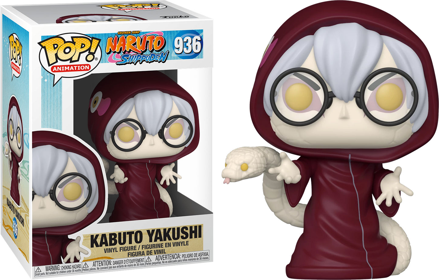 FUNKO POP! Vinyl Animation RARE Naruto Shippuden #936 Kabuto Yakushi [VAULTED]