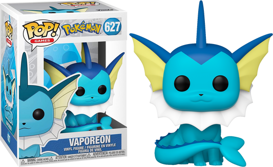 FUNKO POP! Vinyl Games RARE Pokemon #627 Vaporeon [VAULTED]