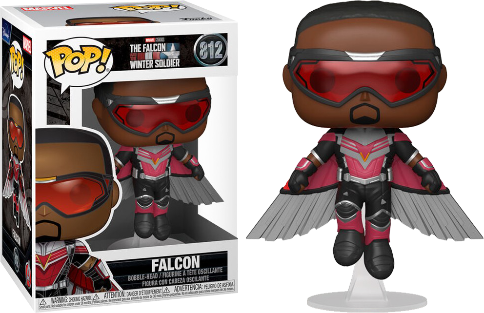 FUNKO POP! Vinyl Marvel RARE TF&TWS #812 Captain America (Falcon) - Flying (F&TWS) [VAULTED]