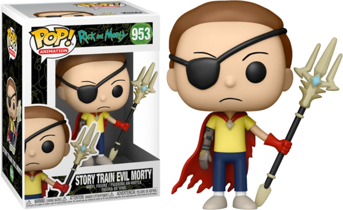 FUNKO POP! Vinyl Animation RARE Rick and Morty #953 Evil Morty (Scepter) [VAULTED]