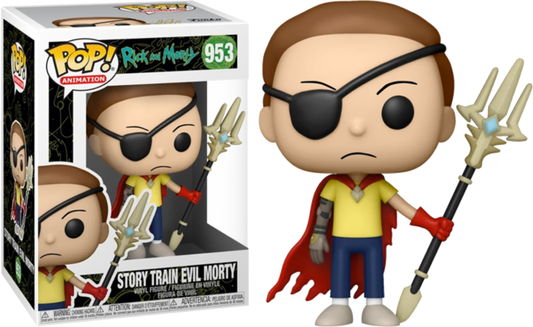 FUNKO POP! Vinyl Animation RARE Rick and Morty #953 Evil Morty (Scepter) [VAULTED]