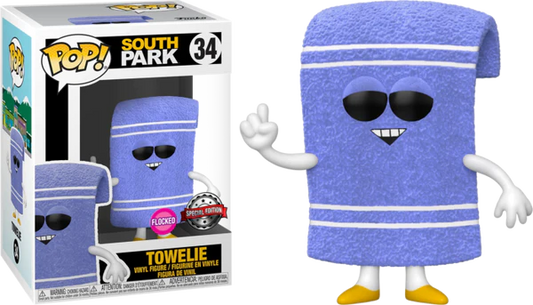 FUNKO POP! Vinyl South Park RARE #34 Towelie (Flocked) [Funko Special Edition] [VAULTED]