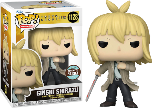 FUNKO POP! Vinyl Animation RARE Tokyo Ghoul #1128 Ginshi Shirazu [Funko Specialty Series] [VAULTED]