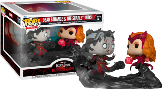 FUNKO POP! Vinyl Moment RARE Doctor Strange In The Multiverse Of Madness #1027 Dead Strange and The Scarlet Witch [VAULTED]