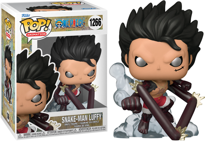 FUNKO POP! Vinyl Animation RARE One Piece #1266 Snake-Man Luffy [VAULTED]