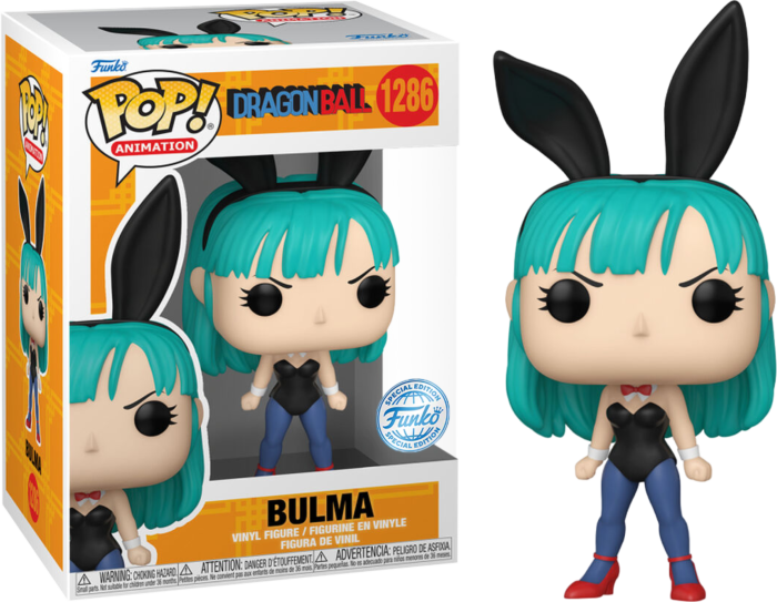 FUNKO POP! Vinyl Animation RARE Dragonball #1286 Bulma (Bunny) [Funko Special Edition] [VAULTED]