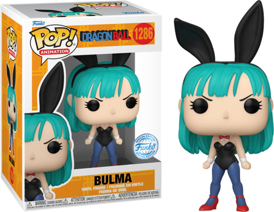 FUNKO POP! Vinyl Animation RARE Dragonball #1286 Bulma (Bunny) [Funko Special Edition] [VAULTED]