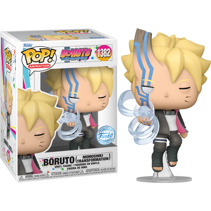 FUNKO POP! Vinyl Animation RARE Boruto: Naruto Next Generations #1382 Boruto (Momoshiki Transformation) (GITD) [Funko Special Edition | Chase] [VAULTED]