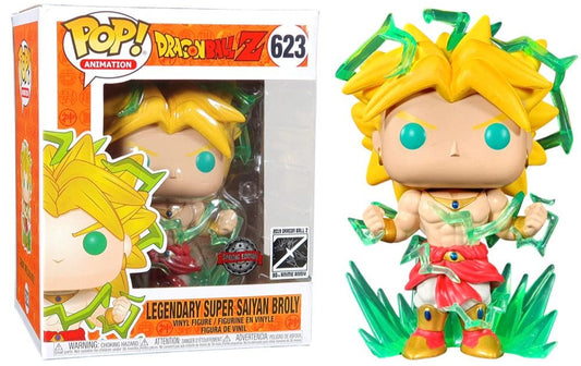 FUNKO POP! Vinyl Animation RARE Dragonball Z #623 Legendary Super Saiyan Broly (6in Super) (GITD) [Funko Special Edition | Chase] [VAULTED]