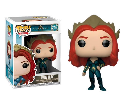 FUNKO POP! Vinyl Heroes RARE Aquaman #246 Mera (Aquaman Movie) [VAULTED]