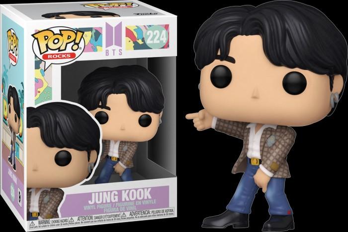 FUNKO POP! Vinyl Rocks RARE BTS #224 Jung Kook (Dynamite) [VAULTED]