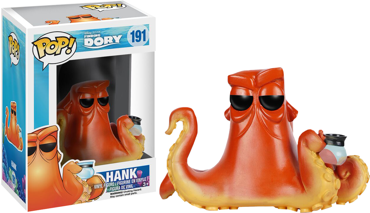 FUNKO POP! Vinyl Disney RARE Finding Dory #191 Hank (Finding Dory) [VAULTED]