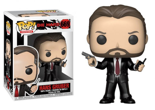 FUNKO POP! Vinyl Movies RARE Die Hard #669 Hans Gruber (Gun) [VAULTED]