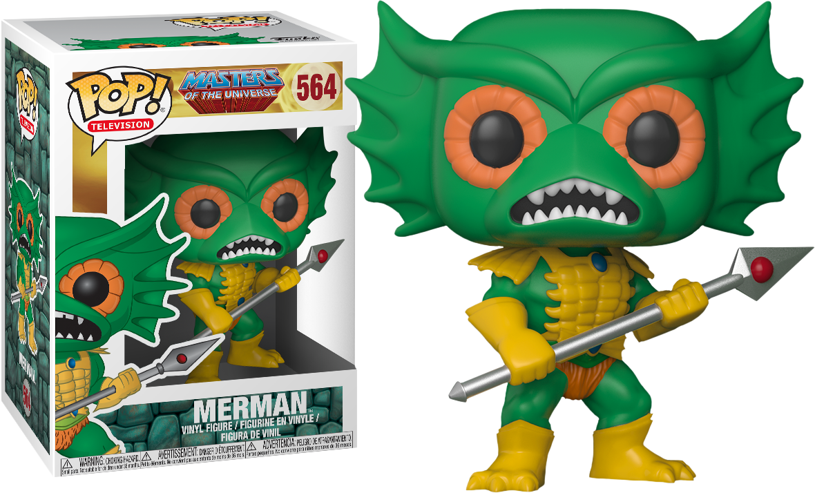 FUNKO POP! Vinyl Television RARE Masters of the Universe #564 Merman [VAULTED]