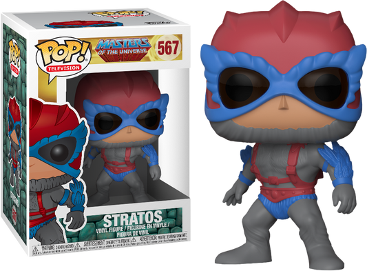 FUNKO POP! Vinyl Television RARE Masters of the Universe #567 Stratos [VAULTED]