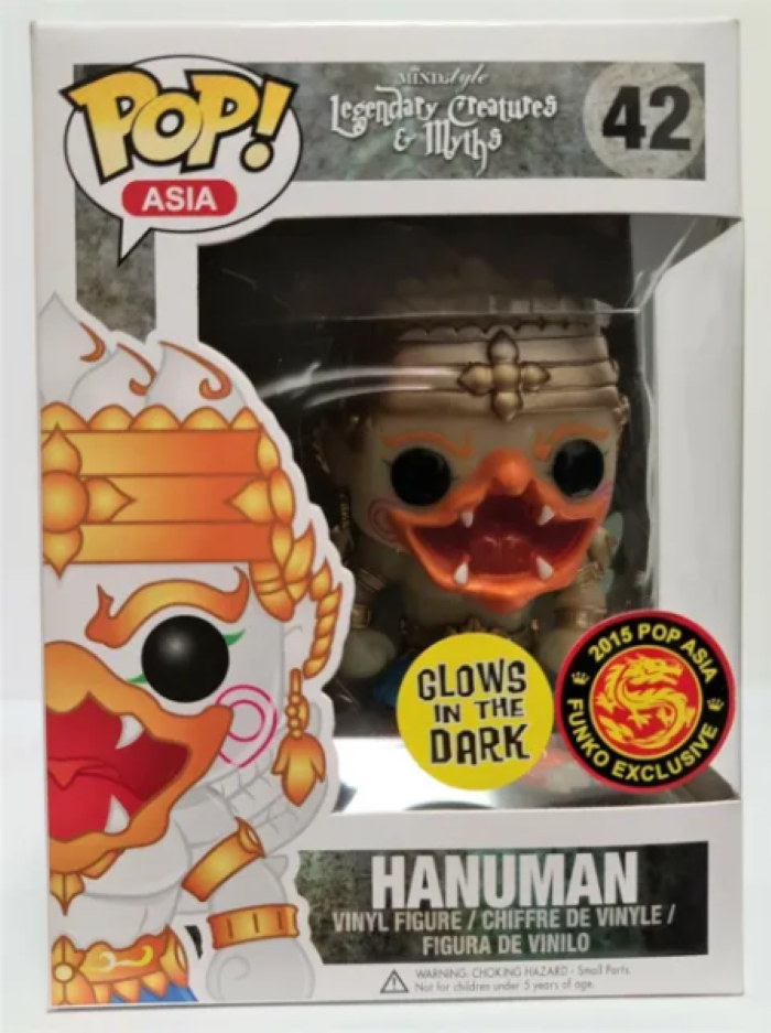 FUNKO POP! Vinyl Asia RARE Legendary Creatures & Myths #42 Hanuman (GITD) [BCC] [VAULTED]