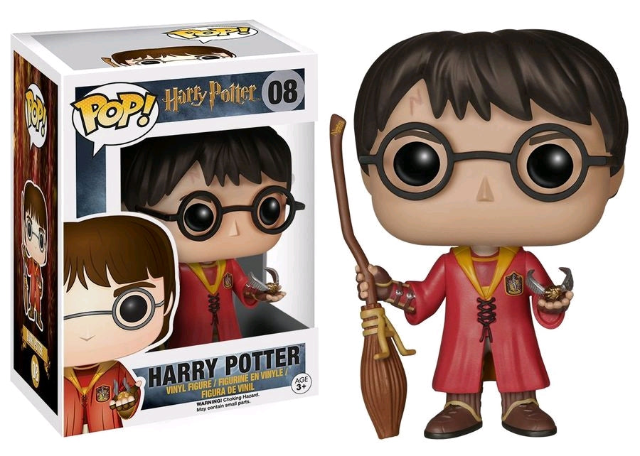 FUNKO POP! Vinyl Harry Potter RARE #08 Harry Potter (Quidditch) [VAULTED]