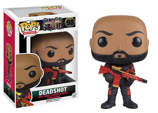 FUNKO POP! Vinyl Heroes RARE Suicide Squad #98 Deadshot (Suicide Squad) [VAULTED]