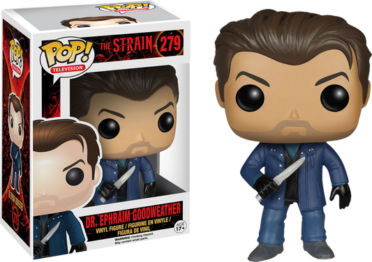 FUNKO POP! Vinyl Television RARE The Strain #279 Dr. Ephraim Goodweather [VAULTED]