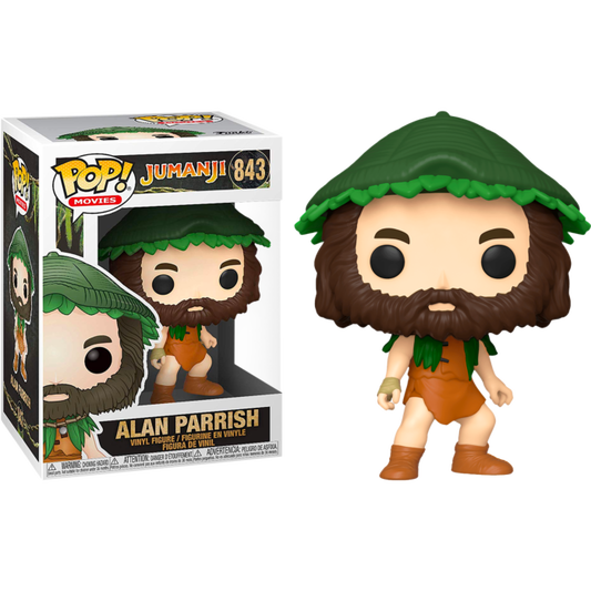 FUNKO POP! Vinyl Movies RARE Jumanji #843 Alan Parrish [VAULTED]