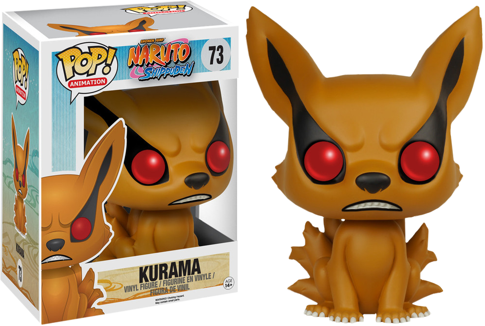 FUNKO POP! Vinyl Animation RARE Naruto Shippuden #73 Kurama [VAULTED]