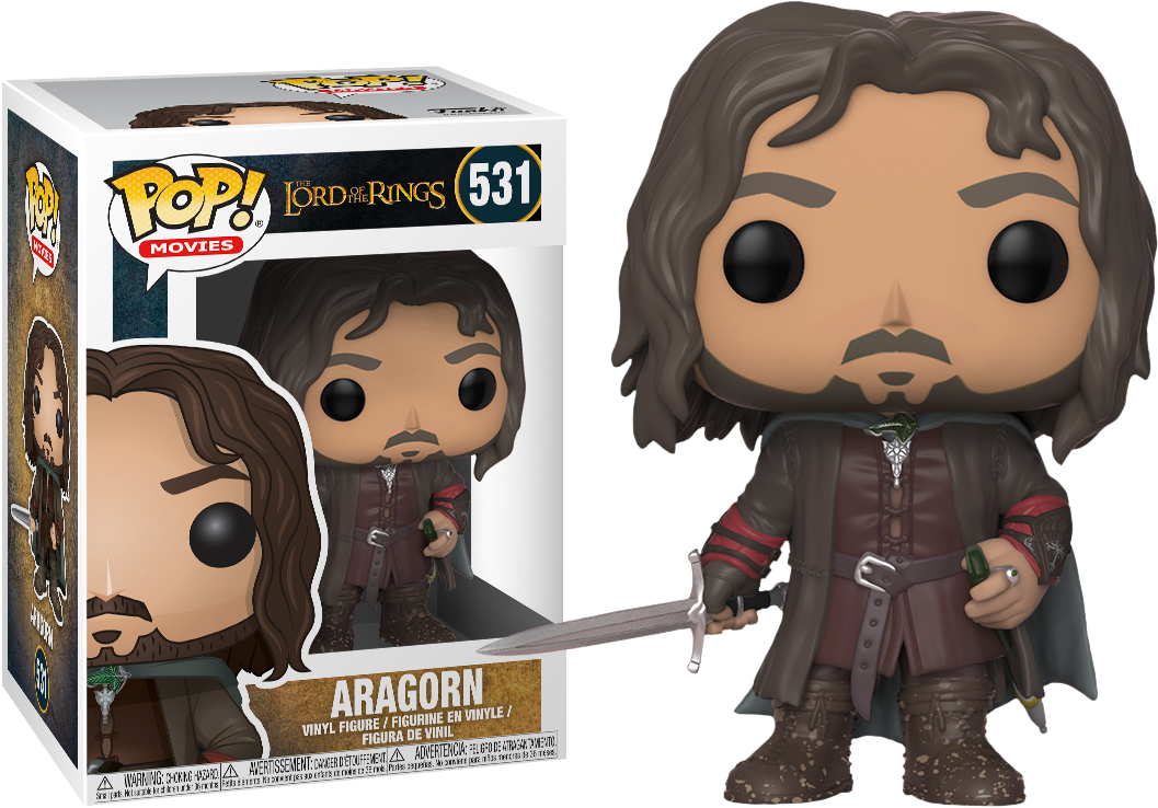 FUNKO POP! Vinyl Movies RARE LOTR #531 Aragorn [VAULTED]