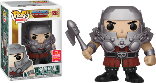 FUNKO POP! Vinyl Television RARE Masters of the Universe #658 Ram Man [Summer Convention] [VAULTED]