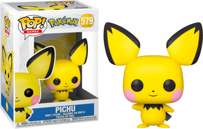 FUNKO POP! Vinyl Games RARE Pokemon #579 Pichu [VAULTED]