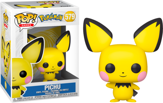 FUNKO POP! Vinyl Games RARE Pokemon #579 Pichu [VAULTED]