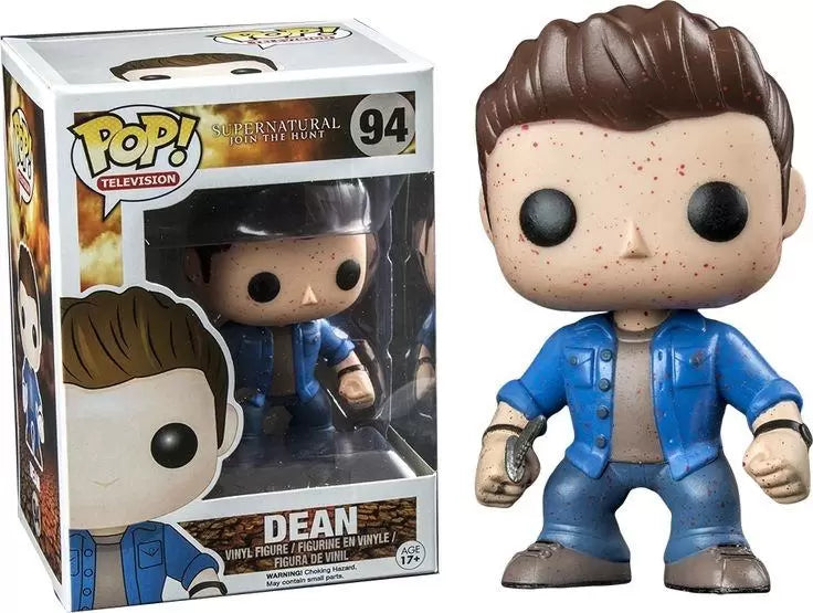 FUNKO POP! Vinyl Television RARE Supernatural Join The Hunt #94 Dean Winchester (Bloody) [Underground Toys (Stickerless)] [VAULTED]