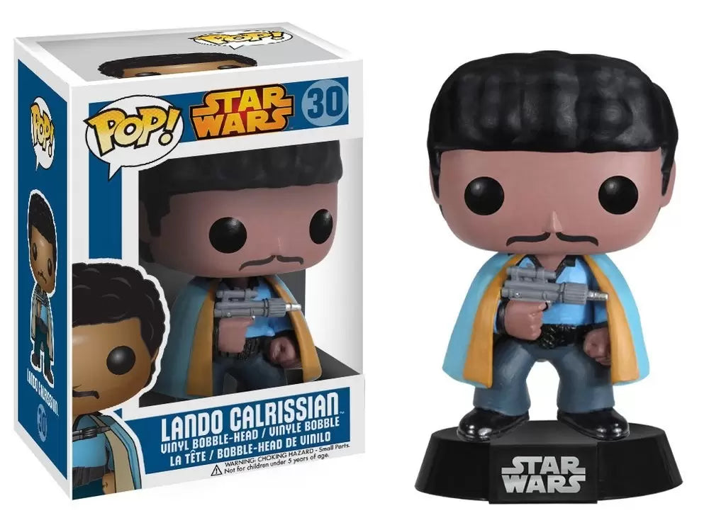 FUNKO POP! Vinyl Bobble-Head Star Wars RARE #30 Lando Calrissian [VAULTED]