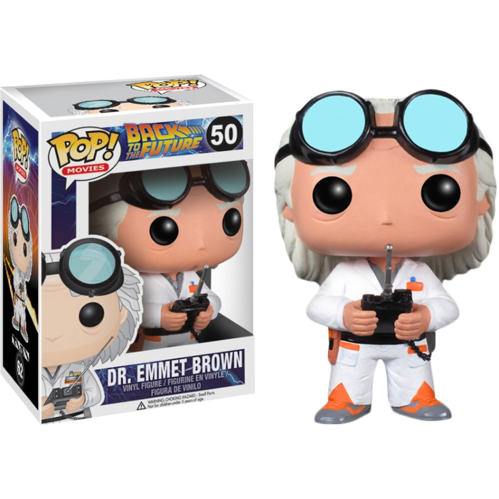 FUNKO POP! Vinyl Movies RARE Back To The Future #50 Dr. Emmett Brown [VAULTED]