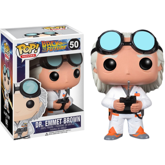 FUNKO POP! Vinyl Movies RARE Back To The Future #50 Dr. Emmett Brown [VAULTED]