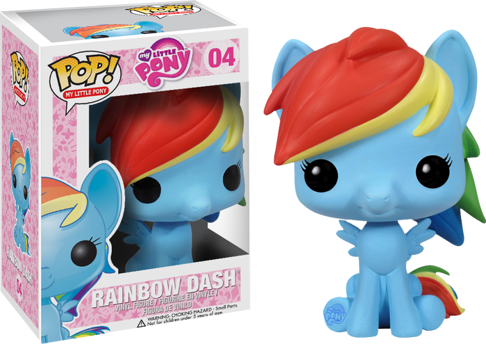 FUNKO POP! Vinyl My Little Pony RARE #04 Rainbow Dash [VAULTED]